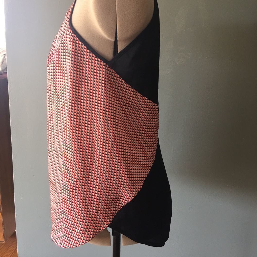 Ann Taylor Petite Red, White & Blue top.